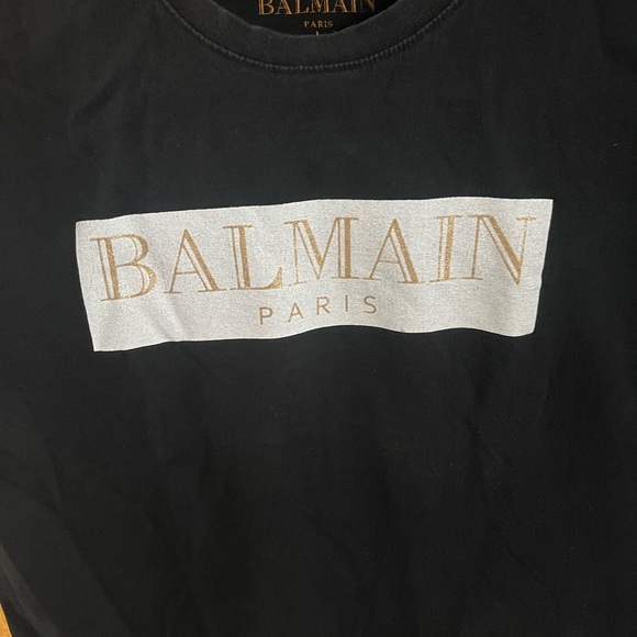 BALMAIN authentic size large tee. Used. - Picture 4 of 6
